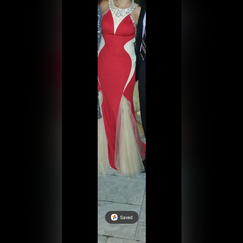MUST GO!!!! Red prom dress-size 4